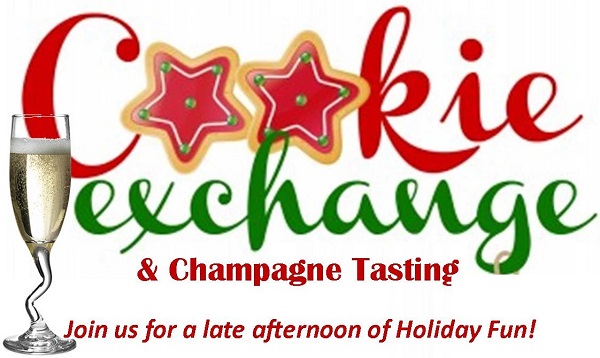 Cookie Exchange and Champagne Tasting