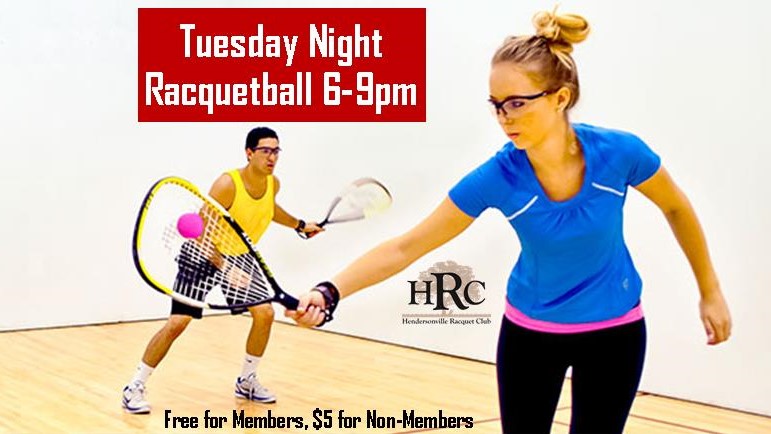 HRC Racquetball Drop-In Tuesdays